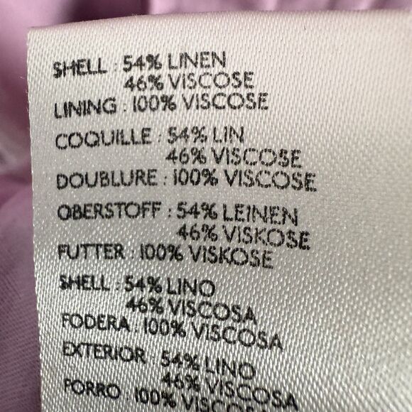 Anthropologie Somerset Pink Linen Blend Smocked Maxi Dress Womens Size XS - Picture 14 of 15